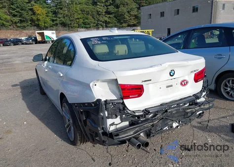 2017 BMW 330I xDrive z USA, uszkodzony, nr VIN WBA8D9G37HNU65768